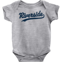 Riverside California Ca Vintage Sports Graphic T Shirt Baby Bodysuit | Artistshot