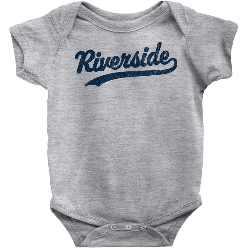 Riverside California Ca Vintage Sports Graphic T Shirt Baby Bodysuit by marge3nstbo | Artistshot