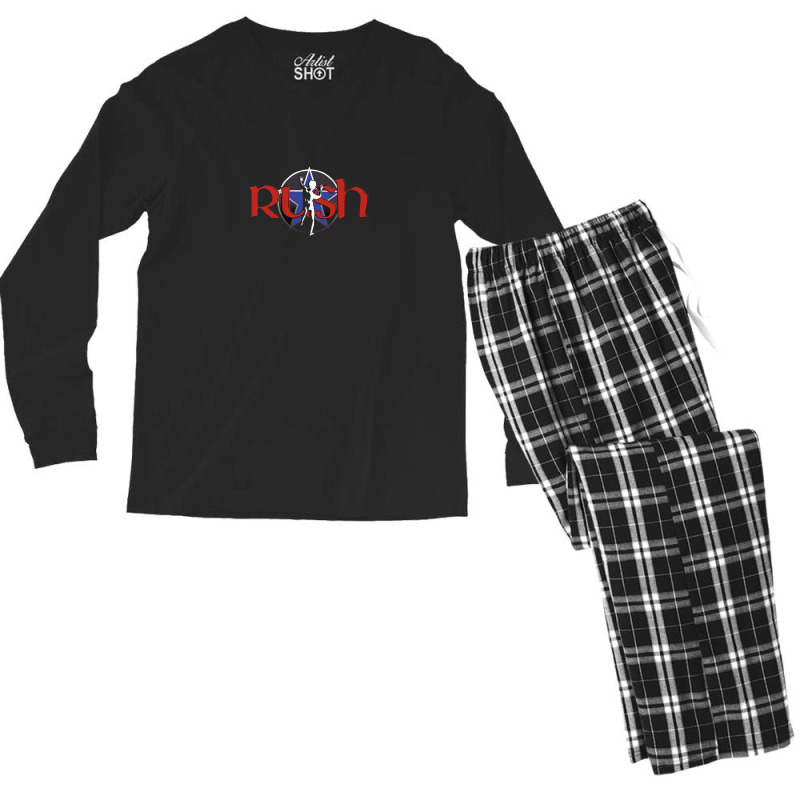 Star In Middle Men's Long Sleeve Pajama Set | Artistshot