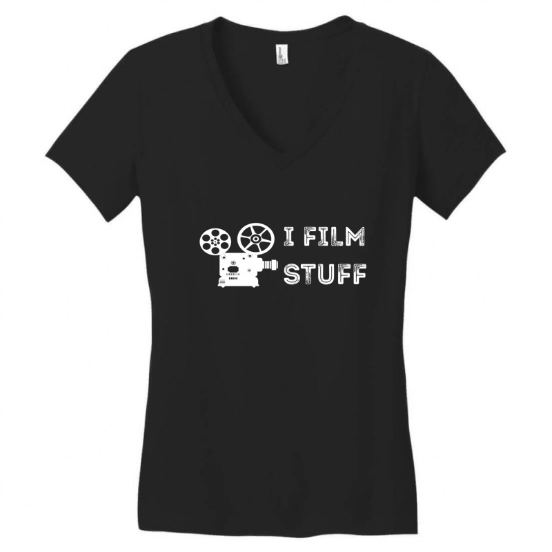 Film Producer I Film Stuff Filmmaker Film Director Movie Women's V-Neck T-Shirt by LindsayAnnSkog | Artistshot