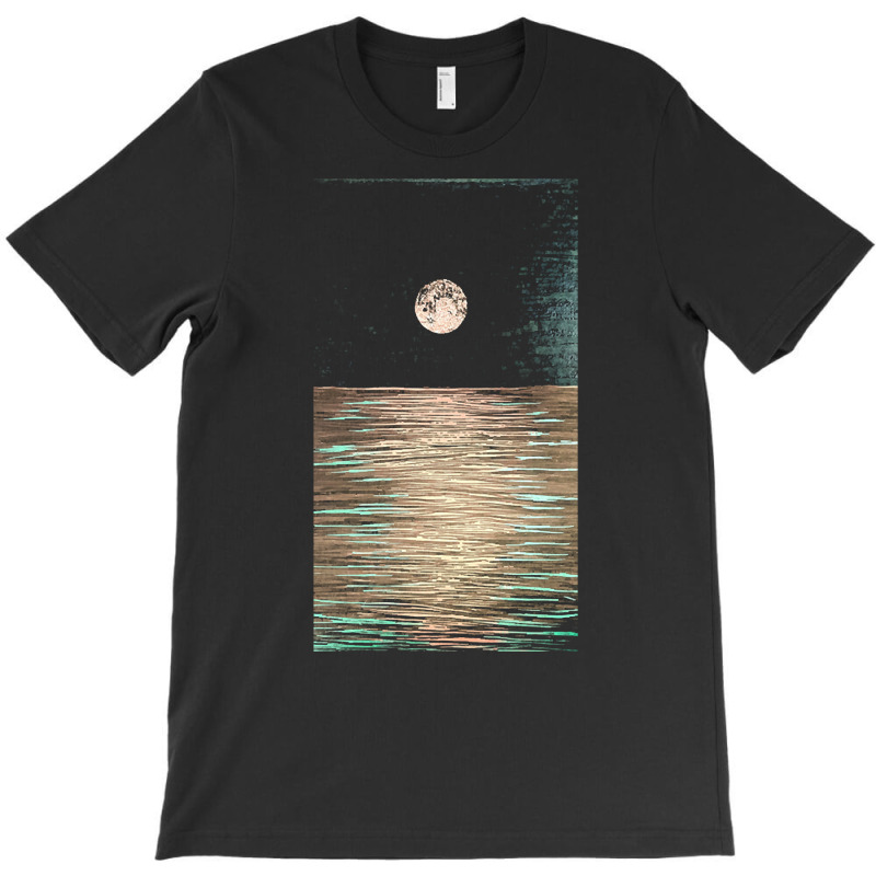 Ocean T  Shirt Moonlit Sea T  Shirt T-Shirt by christiansenmarlene | Artistshot