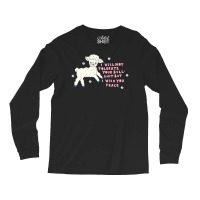 I Will Not Tolerate Your Bull Shit But I Wish You Peace Long Sleeve Shirts | Artistshot