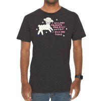 I Will Not Tolerate Your Bull Shit But I Wish You Peace Vintage T-shirt | Artistshot