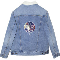 Starman Galaxy Unisex Sherpa-lined Denim Jacket | Artistshot