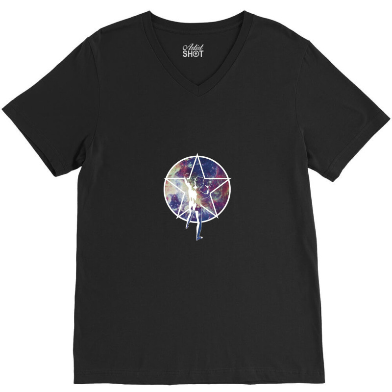 Starman Galaxy V-neck Tee | Artistshot