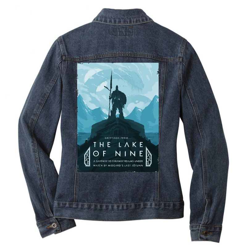 Visit Midgard Ladies Denim Jacket by Mary Hatton | Artistshot