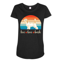 Petit Basset Griffon Vendeen T  Shirt Live Love Bark Petit Basset Grif Maternity Scoop Neck T-shirt | Artistshot