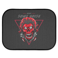 Skeleton Make Some Noise Rear Car Mat | Artistshot