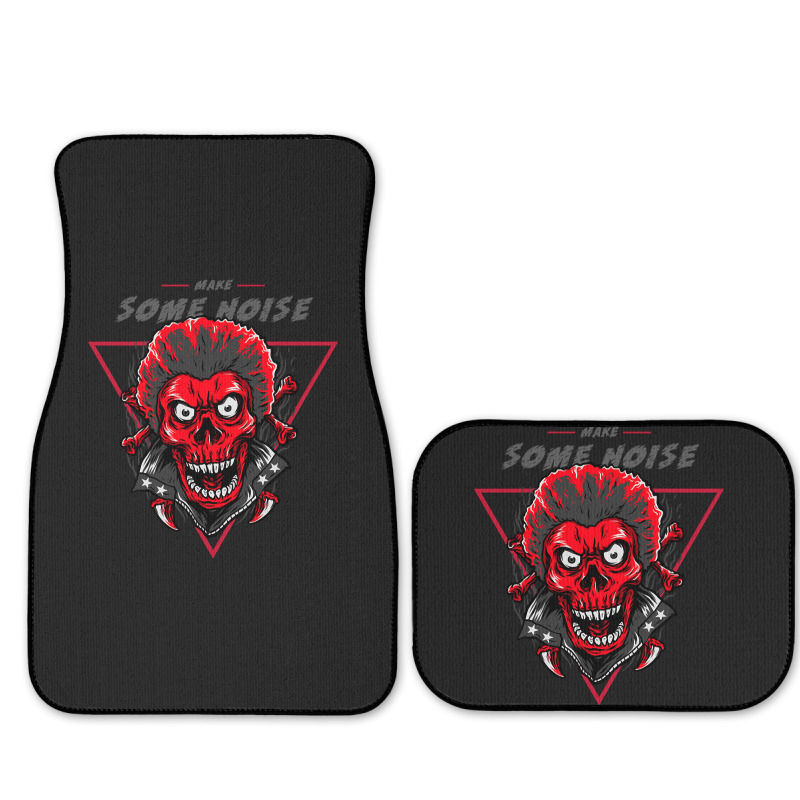 Skeleton Make Some Noise Full Set Car Mats | Artistshot