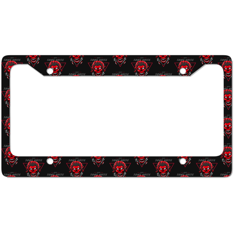 Skeleton Make Some Noise License Plate Frame | Artistshot