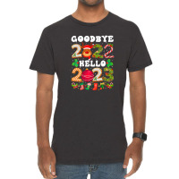 Goodbye 2022 Hello 2023 Happy New Year Christmas Funny Vintage T-shirt | Artistshot