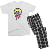 Drip Dye Stickers Hd Men's T-shirt Pajama Set | Artistshot