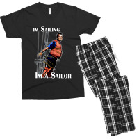 Im Sailing Men's T-shirt Pajama Set | Artistshot