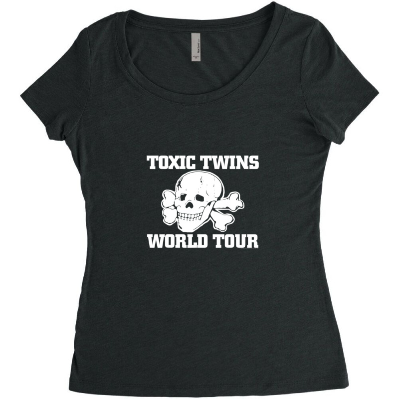 Toxic Twins World Tour Women's Triblend Scoop T-shirt by SandraWarren | Artistshot