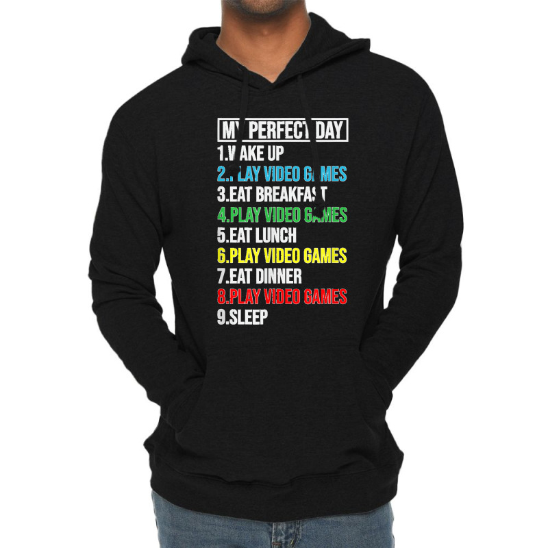 Gamer Graphic Novelty List Chores Daily Tees And More Lightweight Hoodie | Artistshot