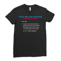 Steel Box Toe Definition T Shirt Ladies Fitted T-shirt | Artistshot