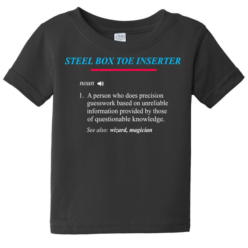 Steel Box Toe Definition T Shirt Baby Tee by rennambka | Artistshot