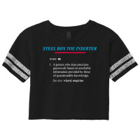 Steel Box Toe Definition T Shirt Scorecard Crop Tee | Artistshot