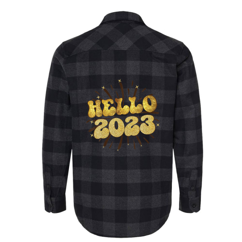 Goodbye 2022 Hello 2023 Happy New Year Funny Christmas Xmas Flannel Shirt | Artistshot