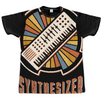 Synthesizer Vintage Classic Retro Music Love T Shirt Graphic T-shirt | Artistshot