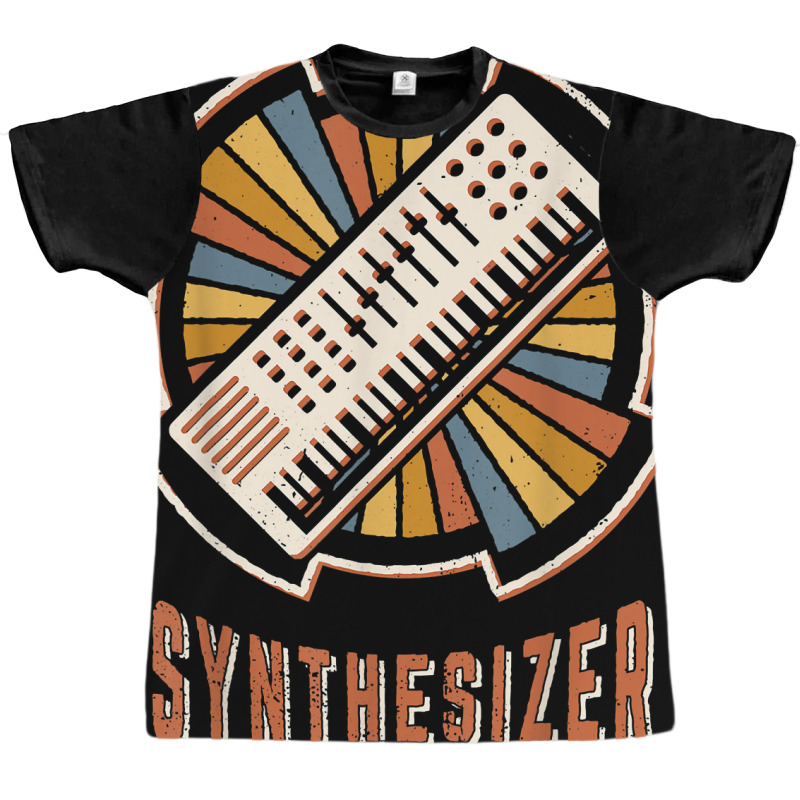 Synthesizer Vintage Classic Retro Music Love T Shirt Graphic T-shirt | Artistshot