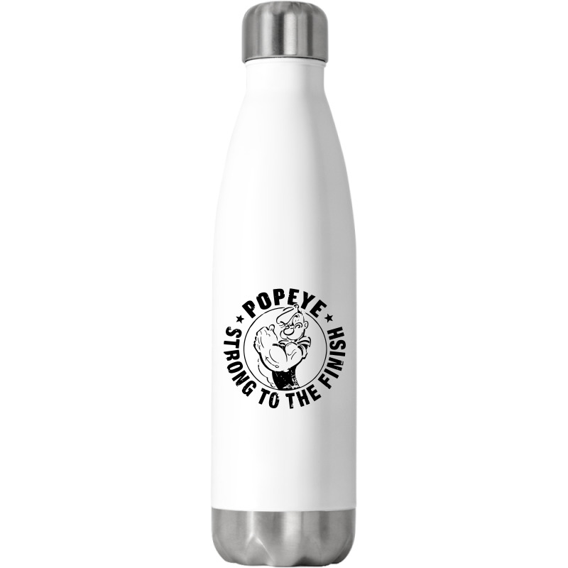 Stainless Steel Water Bottle - Steel Finish