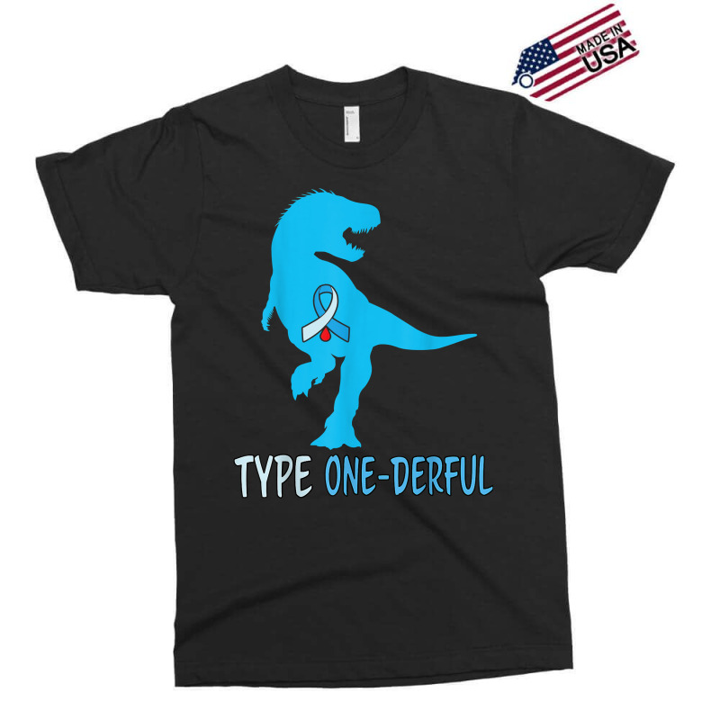 Type 1 Diabetes Awareness Ribbon T1d T Rex Dinosaur Boys T Shirt Exclusive T-shirt by maryannmjra8 | Artistshot