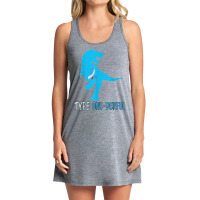 Type 1 Diabetes Awareness Ribbon T1d T Rex Dinosaur Boys T Shirt Tank Dress | Artistshot