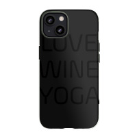 Love Wine Yoga Iphone 13 Case | Artistshot