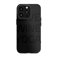 Love Wine Yoga Iphone 13 Pro Case | Artistshot