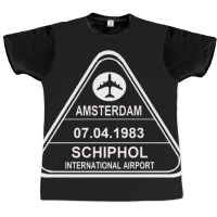 Passport Stamp Amsterdam 4 Graphic T-shirt | Artistshot