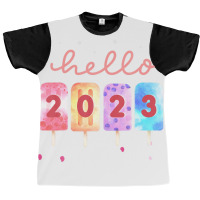 Goodbye 2022 Hello 2023 Happy New Year Funny Popsicle Xmas Graphic T-shirt | Artistshot