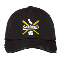 Womens Oakland Baseball Vintage California Pride Love City Green V-nec Vintage Cap | Artistshot