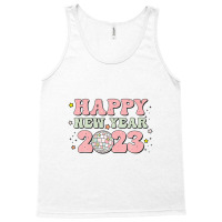 Happy New Year 2023 Groovy Disco Family Christmas Pajamas Tank Top | Artistshot