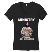 Jesus Built My Hotrod Women's V-neck T-shirt | Artistshot