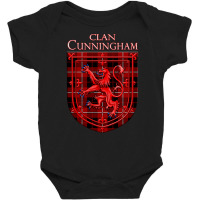 Cunningham Tartan Scottish Plaid Lion Rampant Baby Bodysuit | Artistshot