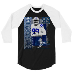 Rinkha DeForest Buckner Football Paper Poster Colts 2 Women's T-Shirt