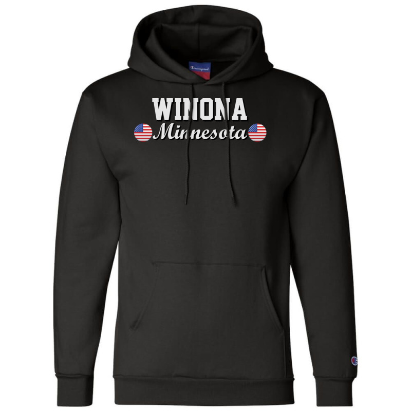 Winona Minnesota Champion Hoodie | Artistshot