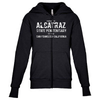 Inmate Property Of Alcatraz Penitentiary Prison Youth Zipper Hoodie | Artistshot