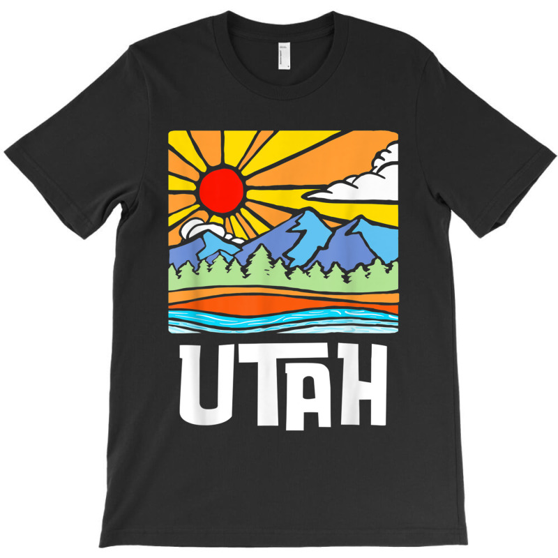 Utah Artistic Nature & Mountains Vintage Graphic T-shirt | Artistshot