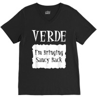 Verde - Hot Packet Halloween Taco Costume V-neck Tee | Artistshot