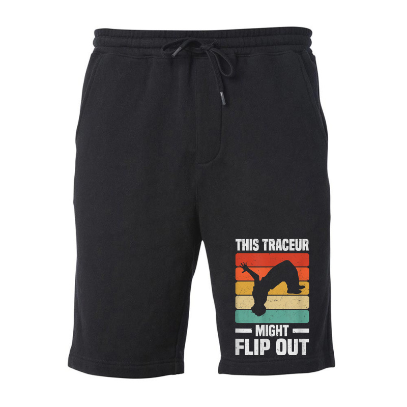 This Freerunner Might Flip Out   Freerunning Parkour T Shirt Fleece Short | Artistshot