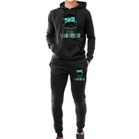 Women Messy Bun Teal Ribbon Pcos Warrior Hoodie & Jogger Set | Artistshot