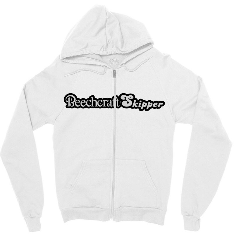 Beechcraft Aircraft Aviation Zipper Hoodie by olgapradanaputra2 | Artistshot