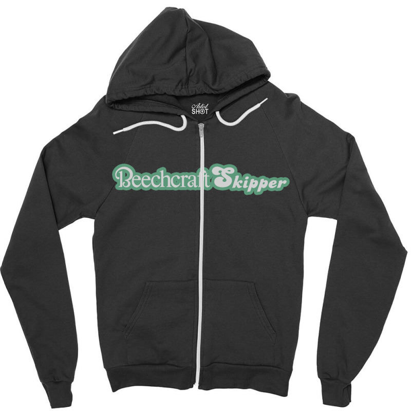 Beechcraft Aircraft Aviation Zipper Hoodie by olgapradanaputra2 | Artistshot