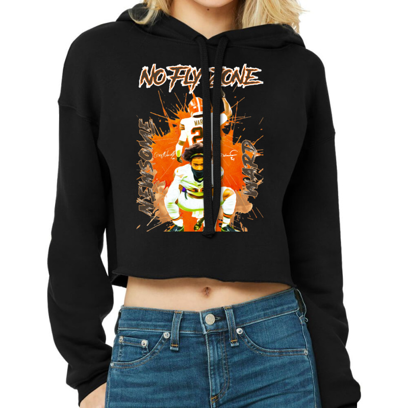 No Fly Zone Cropped Hoodie by SheilaAntoinette | Artistshot