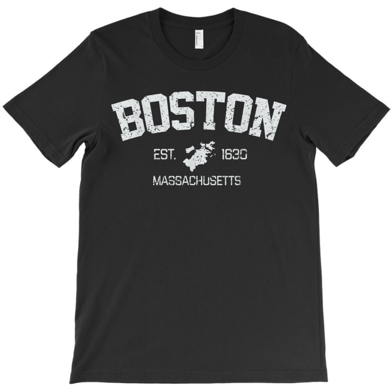 Vintage Boston Massachusetts Est. 1630 Gift T-shirt | Artistshot