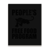 People's Free Food Program Metal Print Vertical | Artistshot