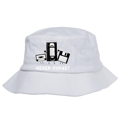 Never Forget Cassette Tape Bucket Hat Designed By Bariteau Hannah