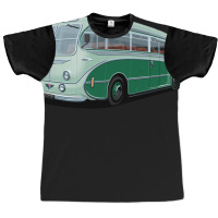 1952 Aec Regal Coach In Light And Dark Green Graphic T-shirt | Artistshot